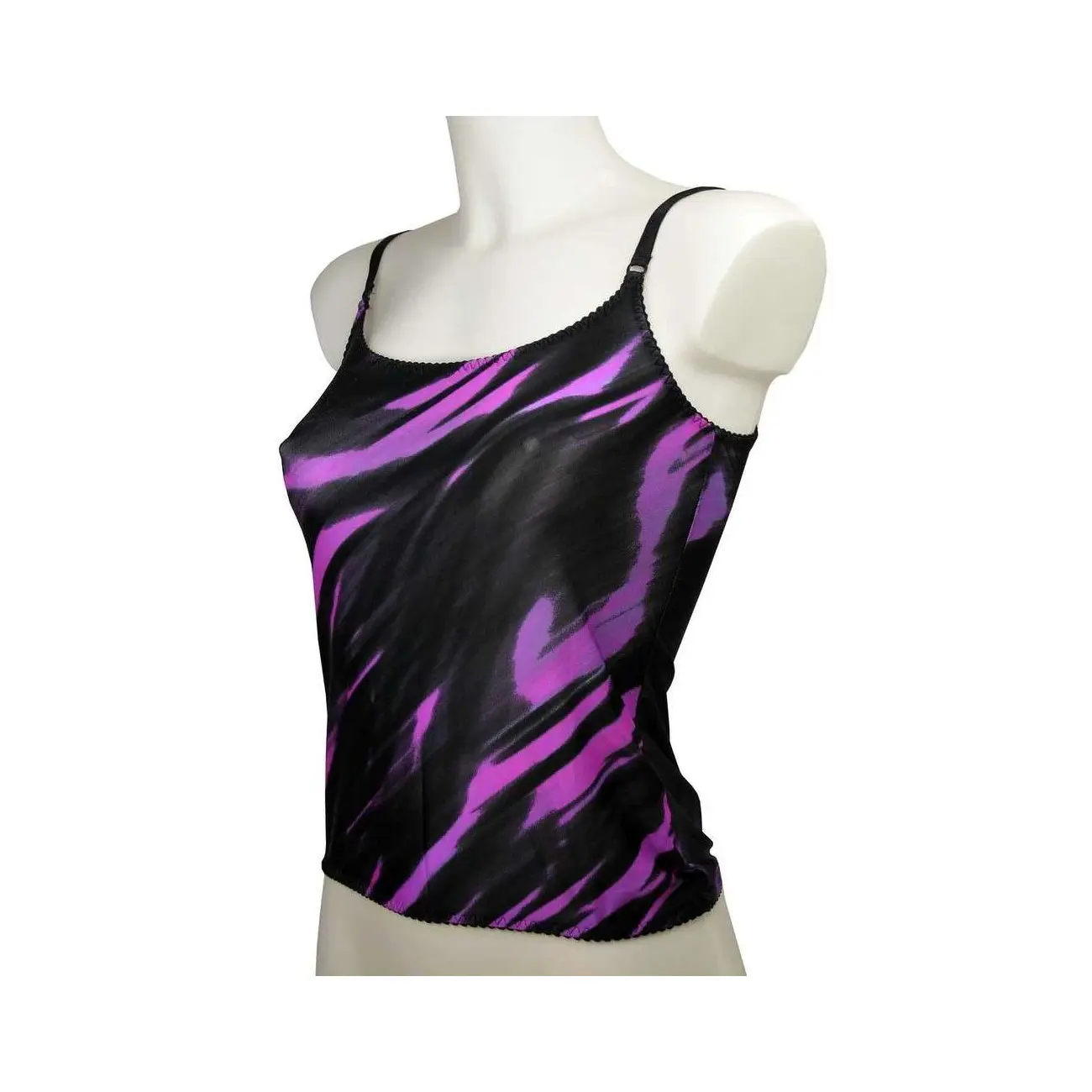 Rarität DAMEN ROBERTO CAVALLI Party Tank TOP Shirt GlaMouR Oberteil Unterhemd Spitze S/M