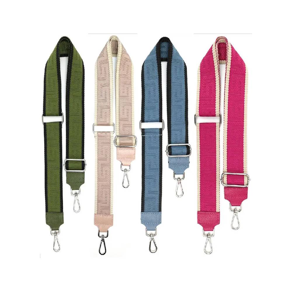 Schulterriemen Riemen Gürtel für ihre Tasche Taschengürtel Taschenriemen Schultergurt Umhängegurt mit Karabinerhaken Muster Taschengurt