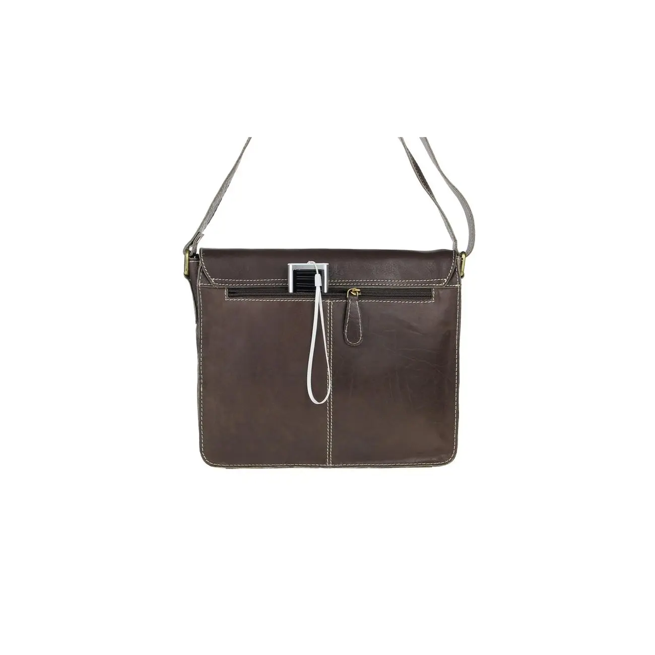 Unisex Bubalus WasserBüffel Büffelleder Vintage Retro Style Leder Tasche Messenger Bag