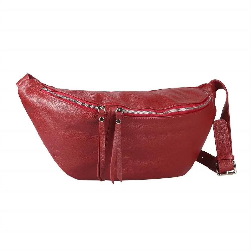 XXL Damen Echt Leder Tasche Brusttasche Crossbody Schultertasche Umhängetasche Gürteltasche Crossover Ledertasche Slingntasche Unisex Bag