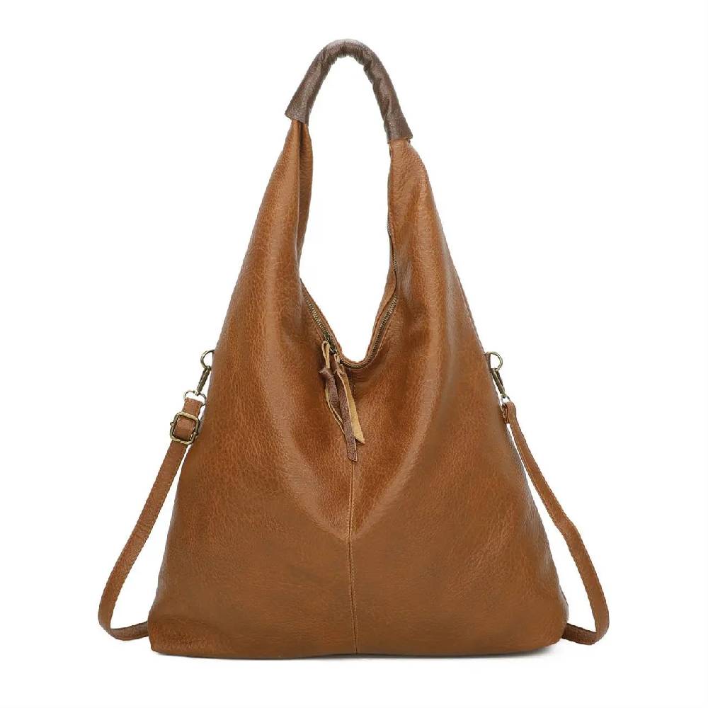 XXL Damen Tasche Shopper Schultertasche Handtasche Umhängetasche Freizeittasche Leder Optik Beuteltasche