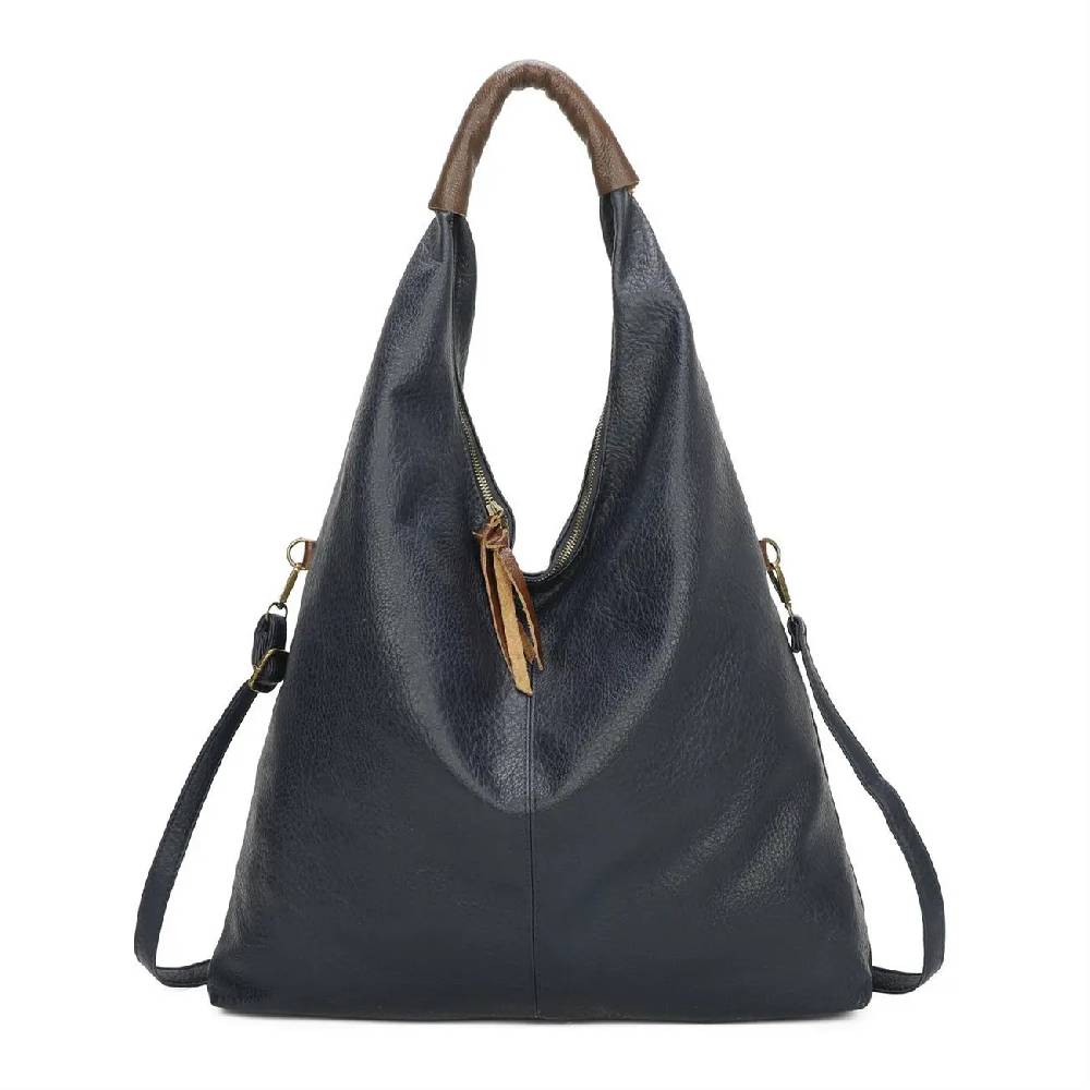 XXL Damen Tasche Shopper Schultertasche Handtasche Umhängetasche Freizeittasche Leder Optik Beuteltasche