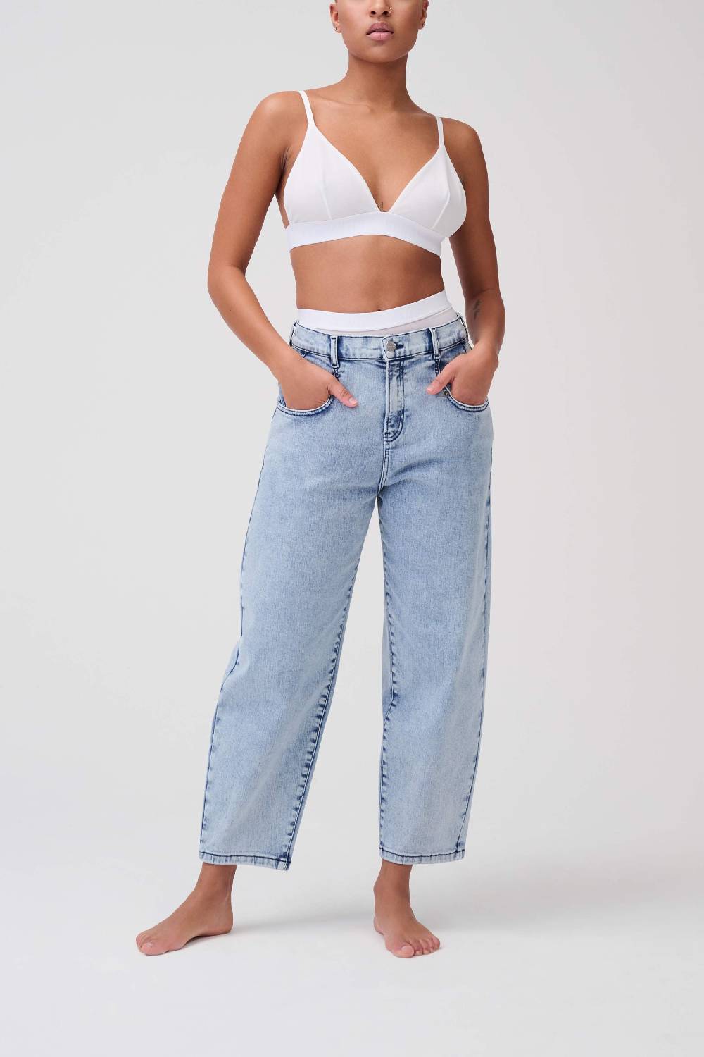 Item M6 Relaxed Denim High Rise Pants