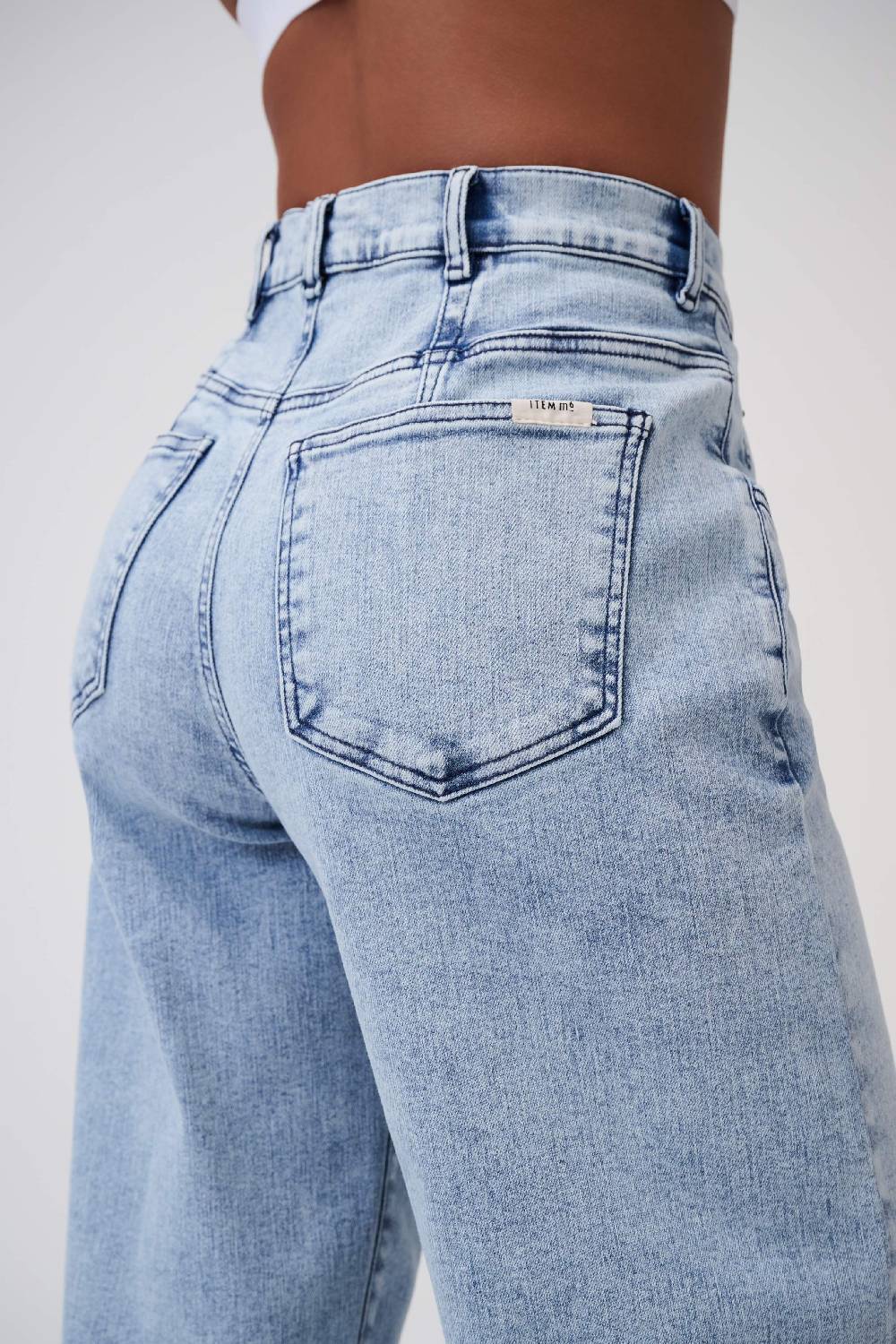 Item M6 Relaxed Denim High Rise Pants