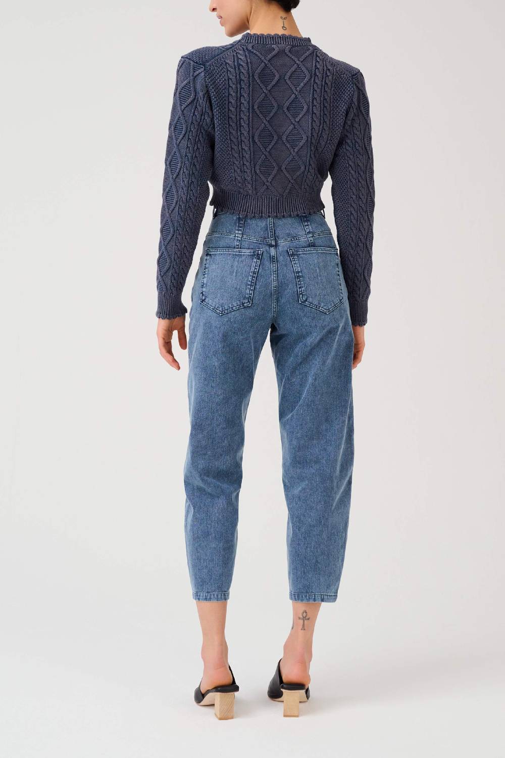 Item M6 Relaxed Denim High Rise Pants