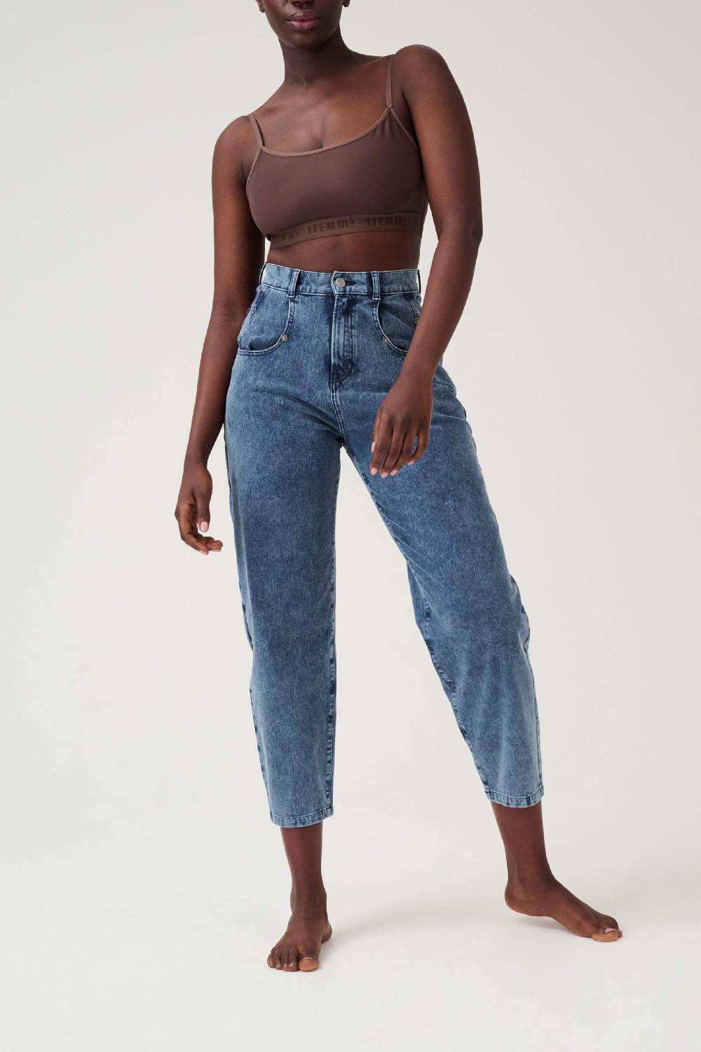 Item M6 Relaxed Denim High Rise Pants