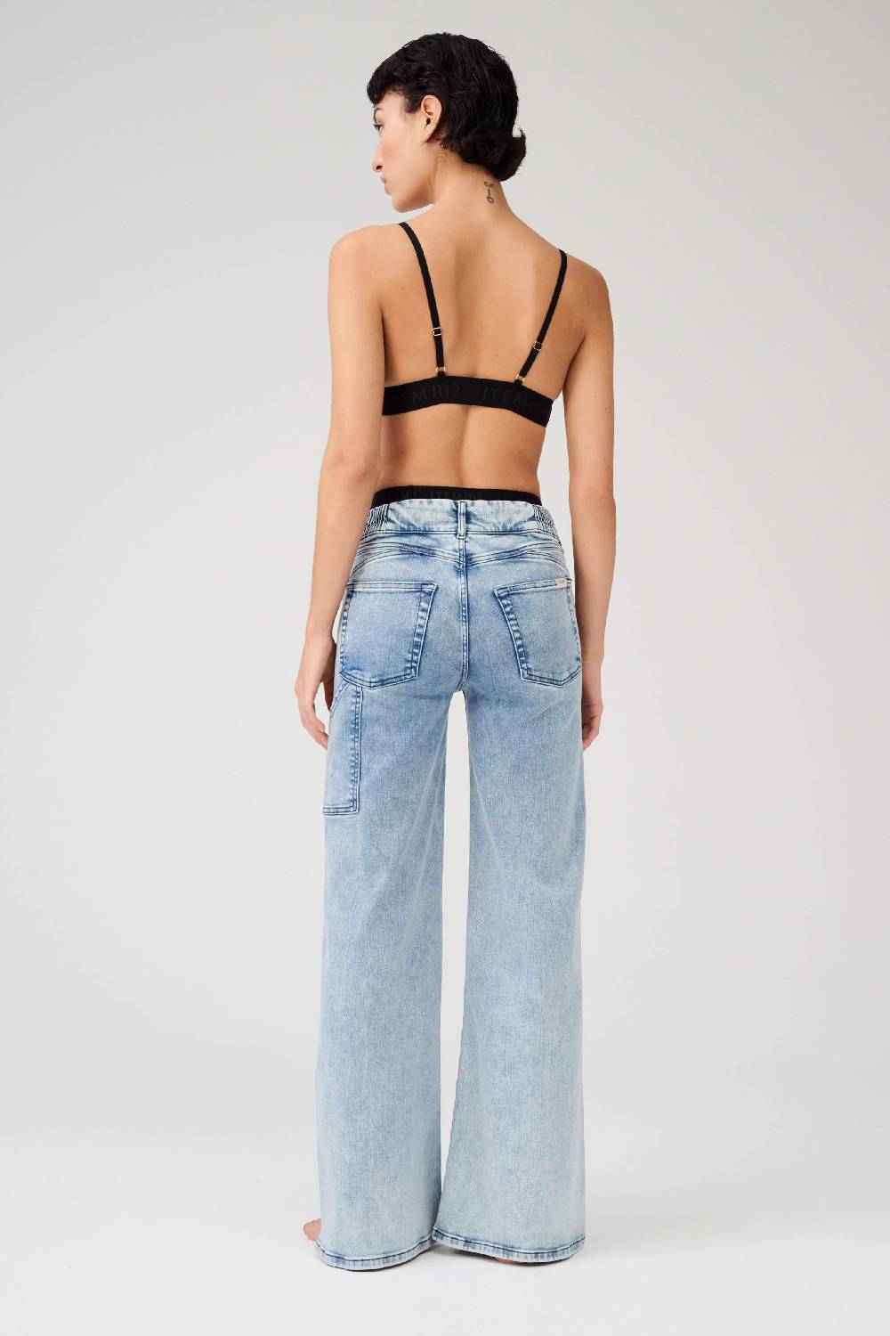 Item M6 Wide Legged High Rise Denim