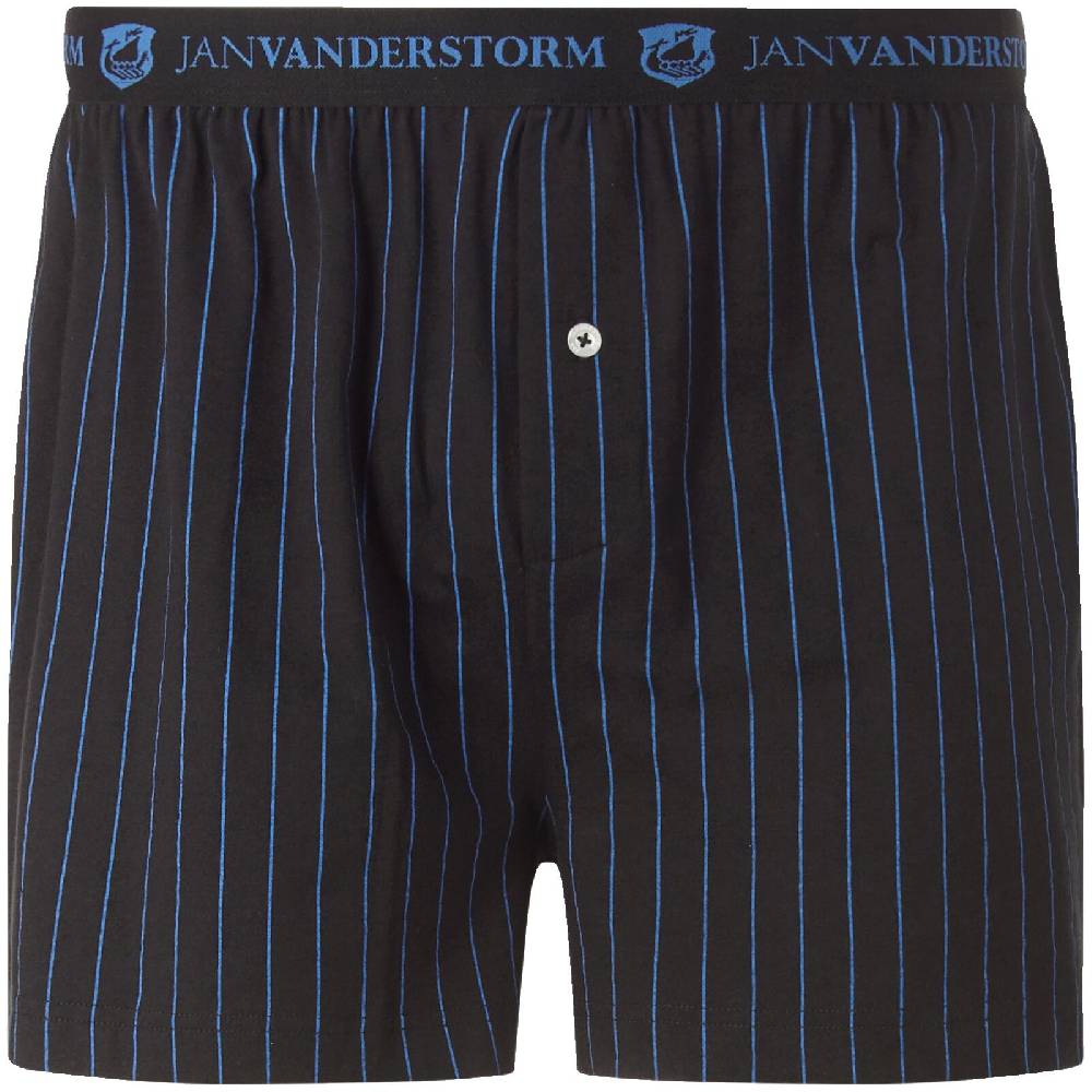 Jan Vanderstorm 2er Pack Boxershorts NICKE Royal Blau Dunkelblau