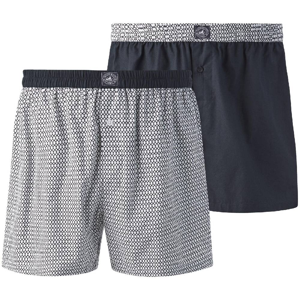 Jan Vanderstorm 2er Pack Boxershorts ROY dunkelblau