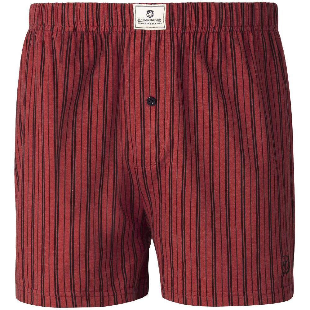 Jan Vanderstorm 2er Pack Boxershorts THURE Rot Grau