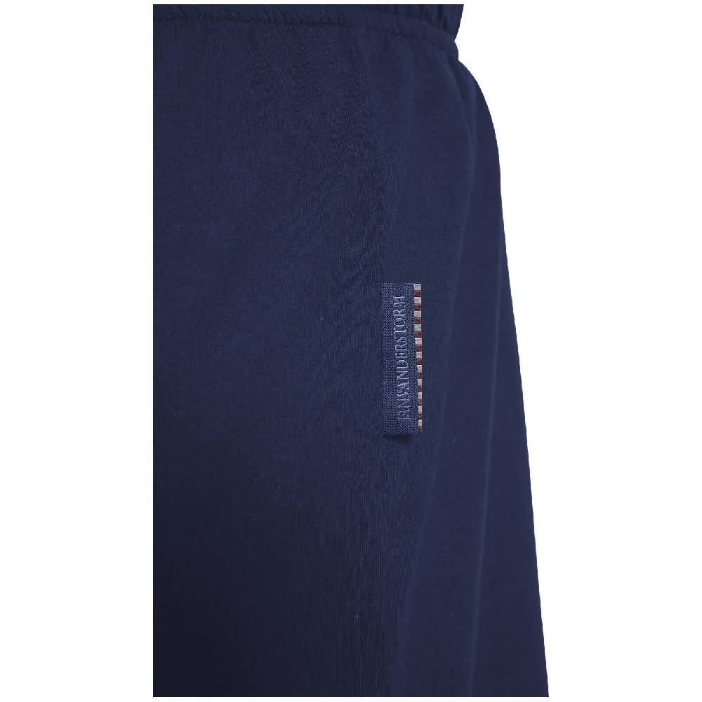 Jan Vanderstorm 2er Pack Kurze Schlafhose TIEMU Dunkelblau