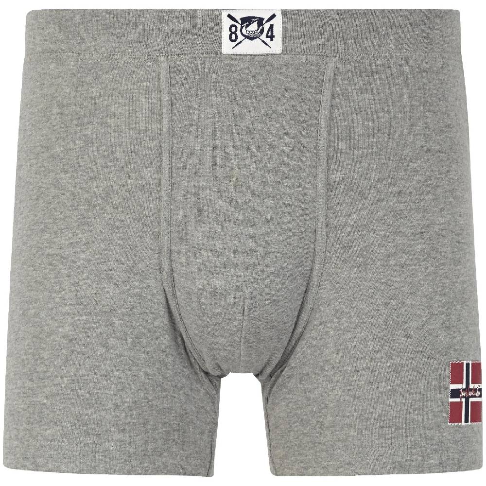 Jan Vanderstorm 2er Pack Retropant JORV Hellgrau Melange