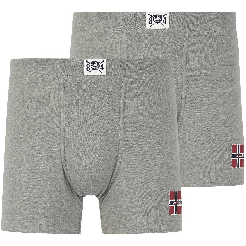 Jan Vanderstorm 2er Pack Retropant JORV hellgrau melange