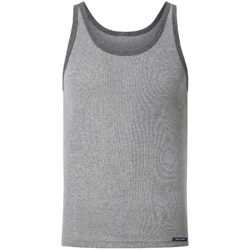 Jan Vanderstorm 2er Pack Unterhemd ELOF Hellblau Hellgrau