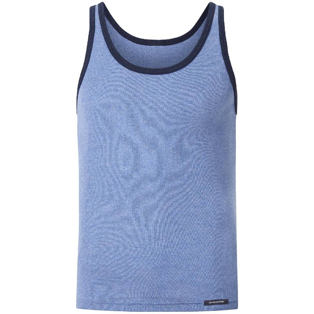 Jan Vanderstorm 2er Pack Unterhemd ELOF Hellblau Hellgrau