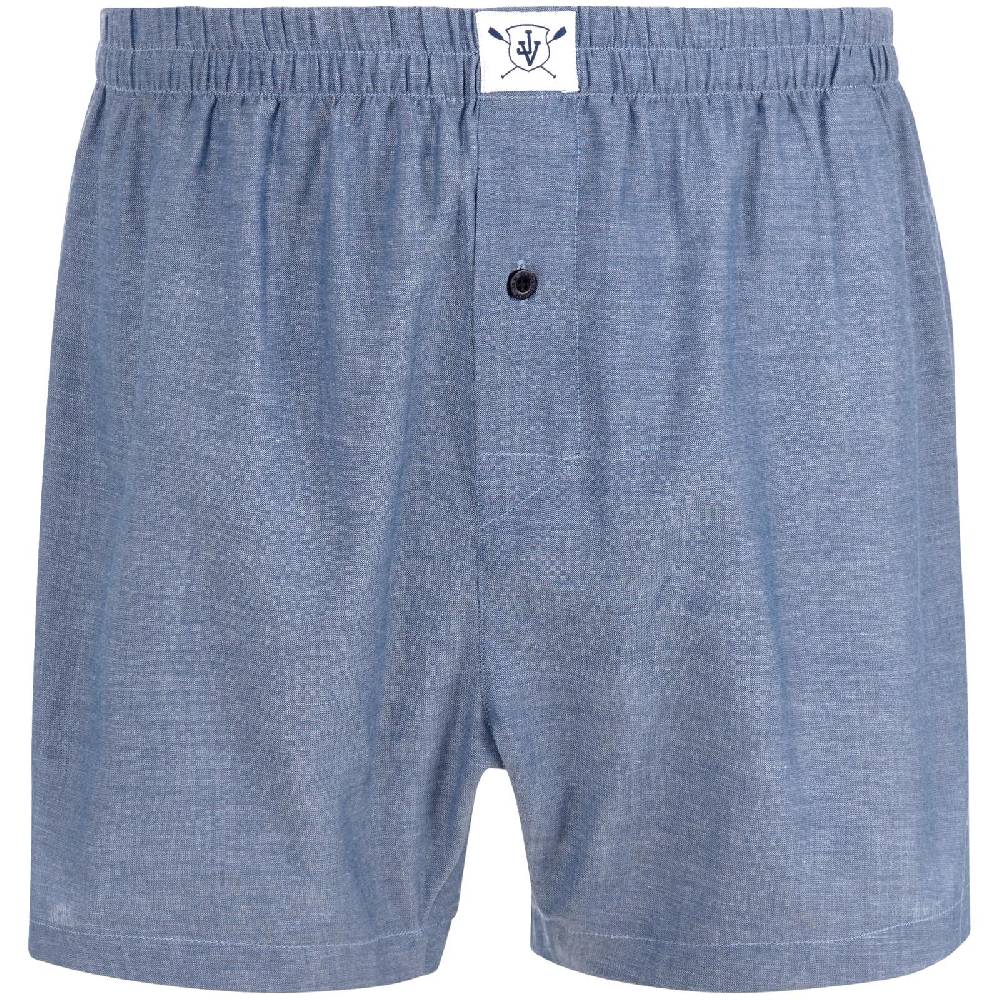 Jan Vanderstorm 3er Pack Boxershorts RIKU Blau Gemustert