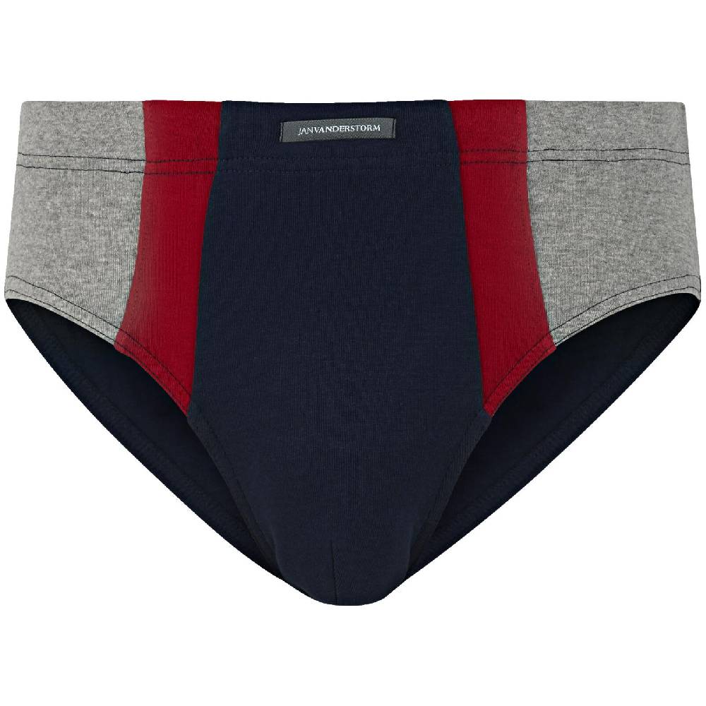 Jan Vanderstorm 4er Pack Sportslip FINNBARR Dunkelblau