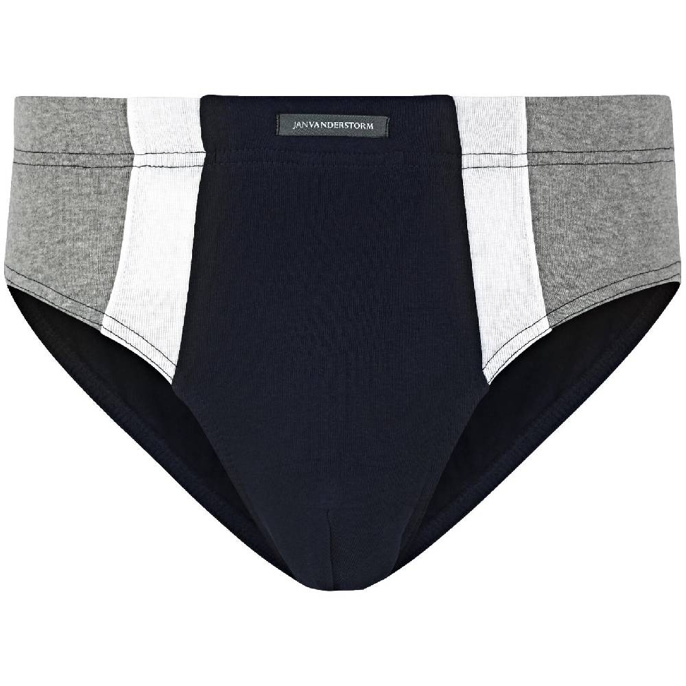 Jan Vanderstorm 4er Pack Sportslip FINNBARR Dunkelblau