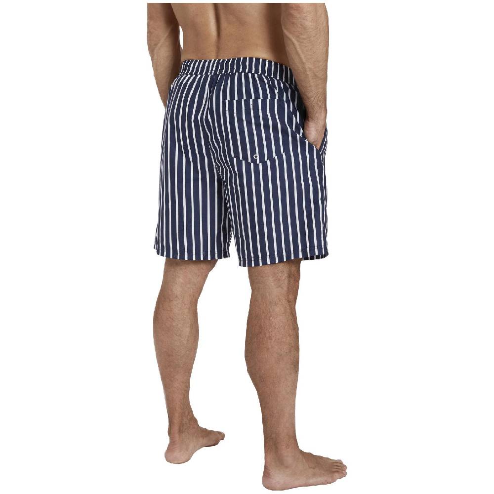 Jan Vanderstorm Badeshorts NAATAN Dunkelblau Gestreift