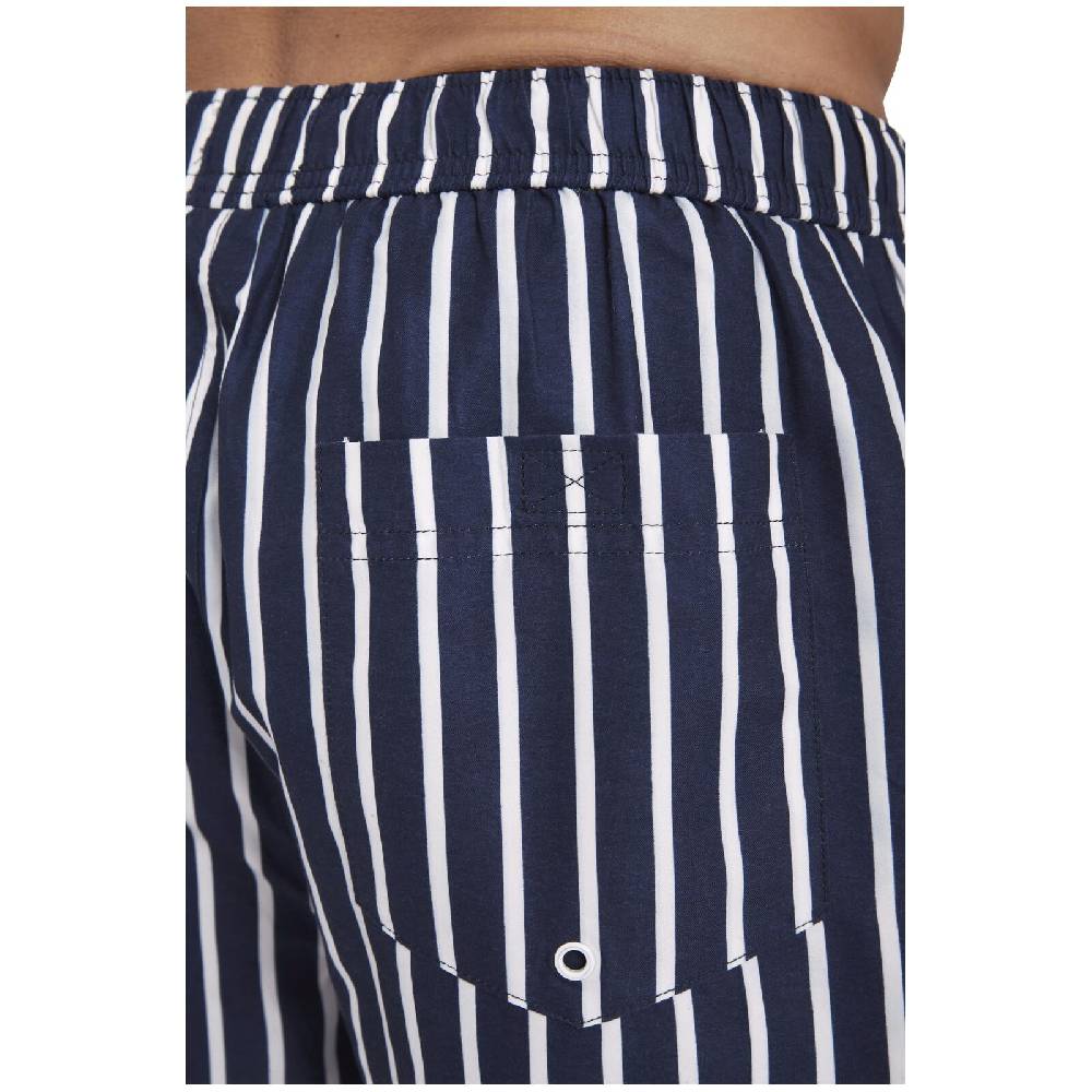 Jan Vanderstorm Badeshorts NAATAN Dunkelblau Gestreift