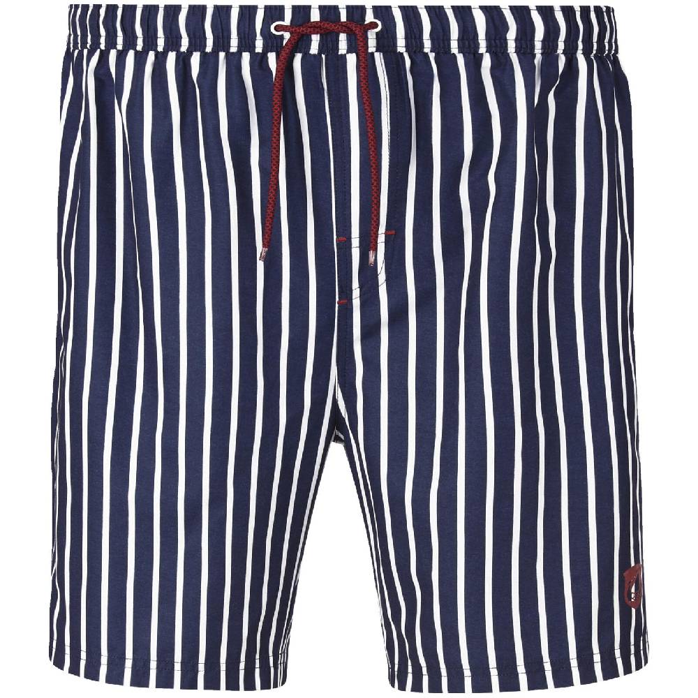 Jan Vanderstorm Badeshorts NAATAN dunkelblau gestreift