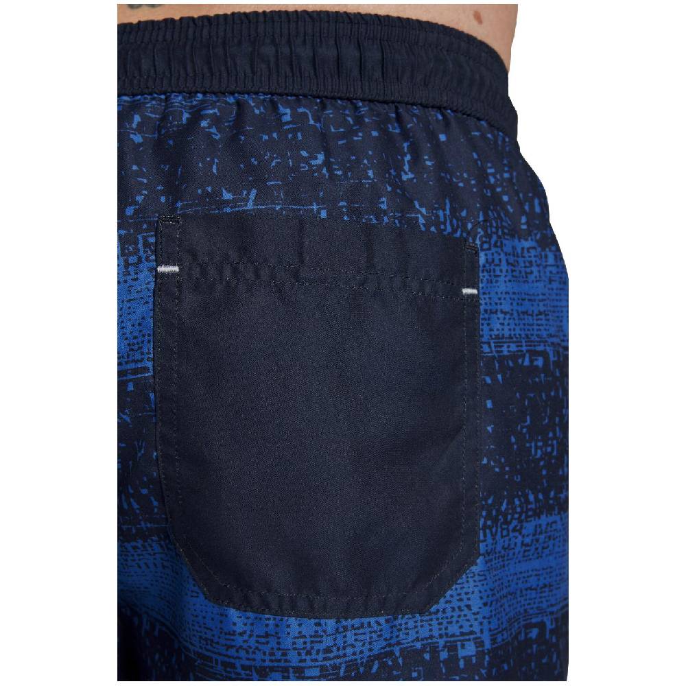 Jan Vanderstorm Badeshorts SEMION Dunkelblau Gemustert