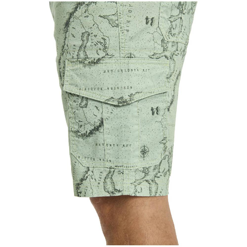 Jan Vanderstorm Cargobermuda GUBBEN Hellgrün Bedruckt