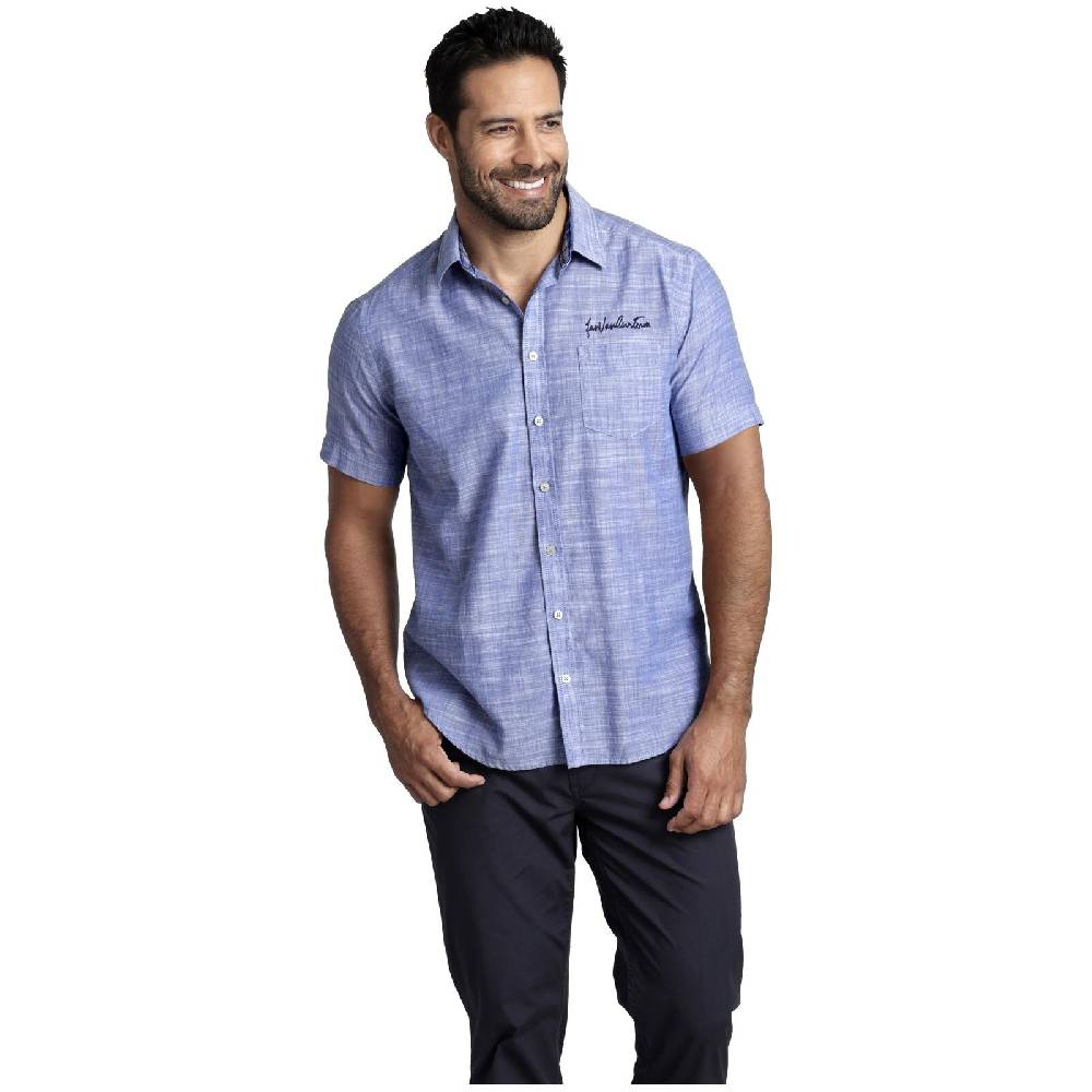 Jan Vanderstorm Doppelpack Hemd DANKWARD Blau Kariert
