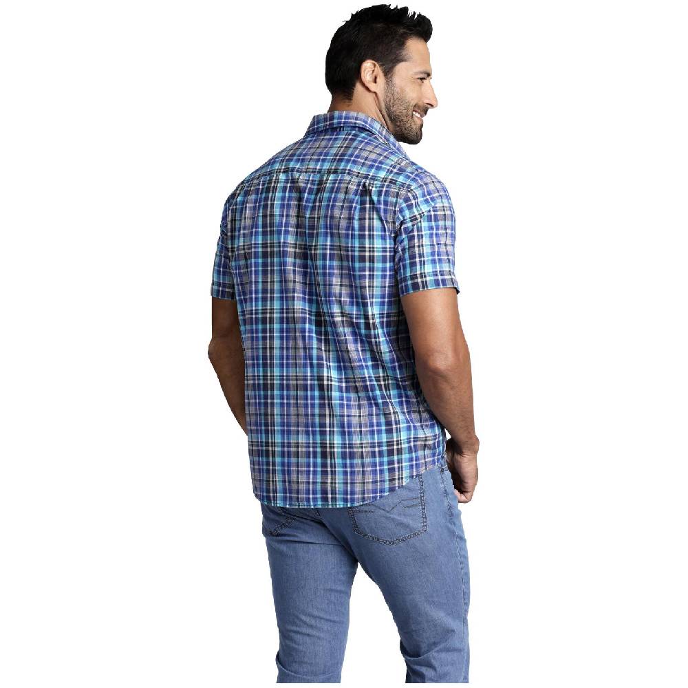 Jan Vanderstorm Doppelpack Hemd DANKWARD Blau Kariert