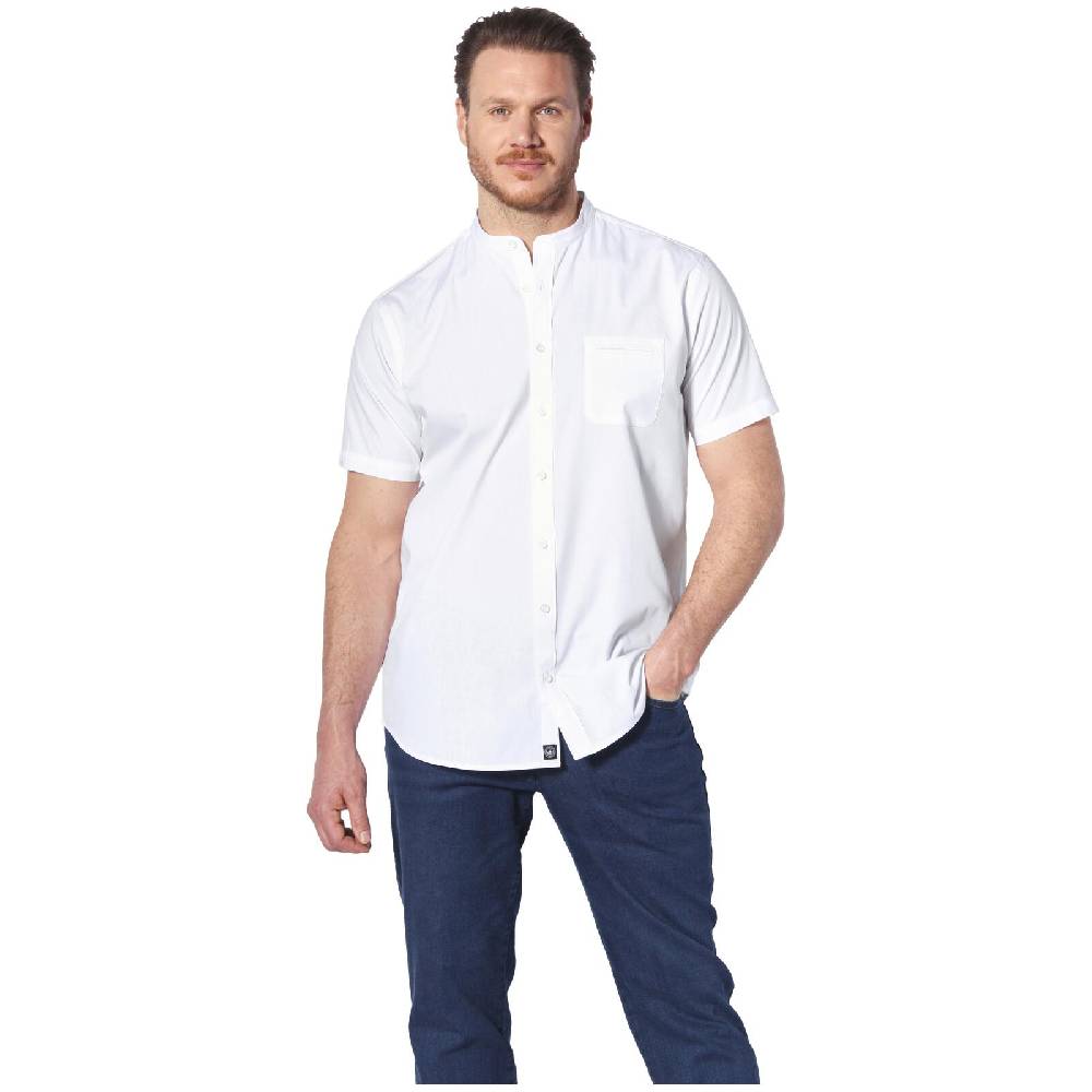 Jan Vanderstorm Doppelpack Hemd KAIKELVIN Weiß Blau