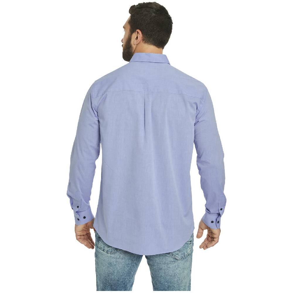 Jan Vanderstorm Doppelpack Hemd ULFE Hellblau Weiß