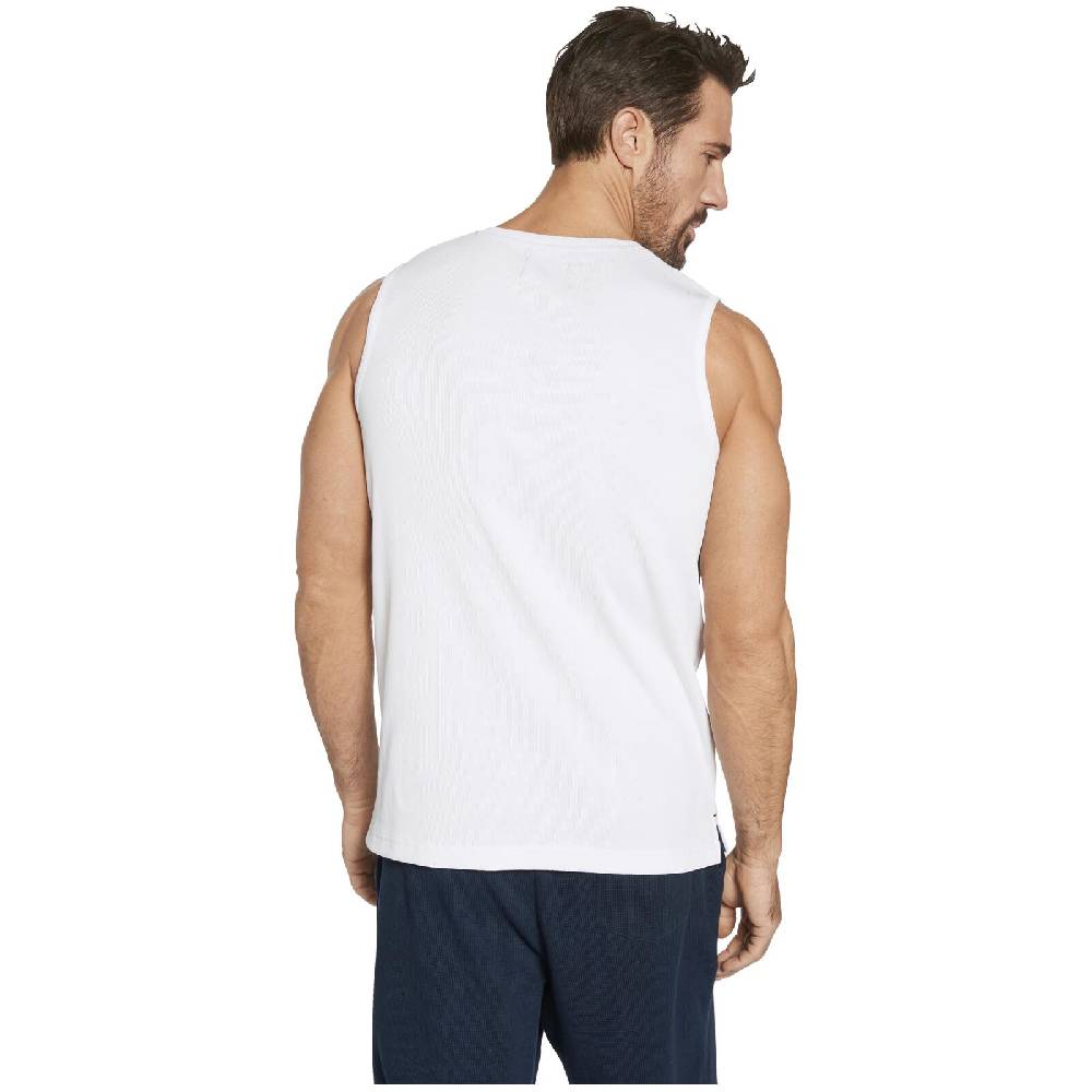 Jan Vanderstorm Doppelpack Muskelshirt MELFES Weiß Dunkelgrau Melange