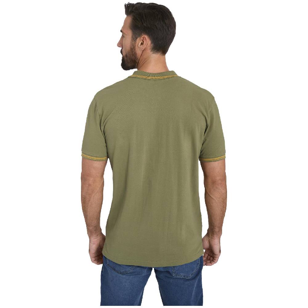 Jan Vanderstorm Doppelpack Poloshirt BERAU Wollweiß Khaki