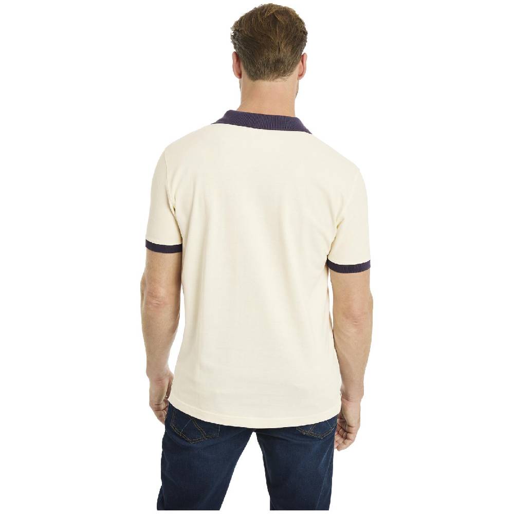 Jan Vanderstorm Doppelpack Poloshirt ELJAR Wollweiß Oliv