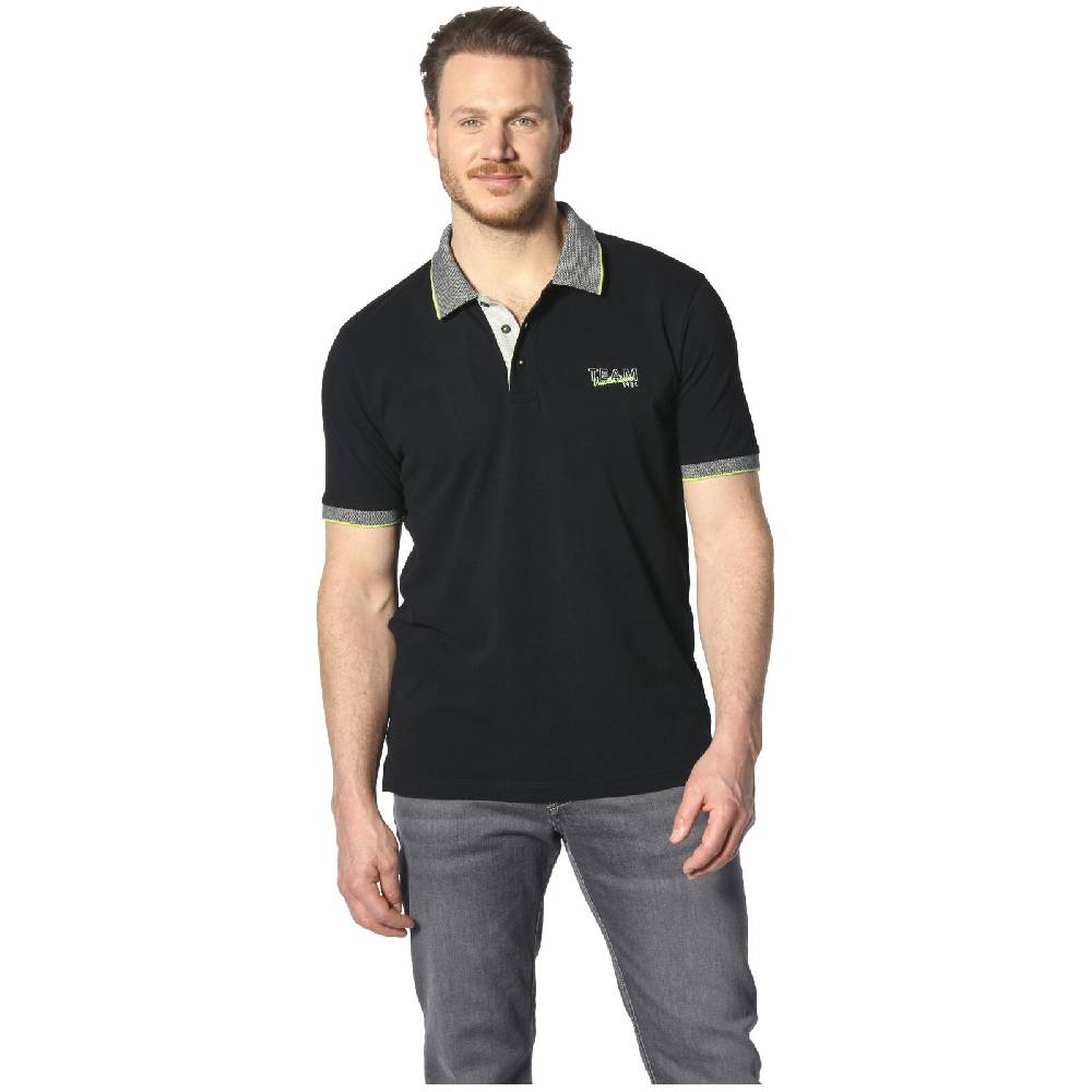 Jan Vanderstorm Doppelpack Poloshirt HARALDFRED Silbergrau Schwarz