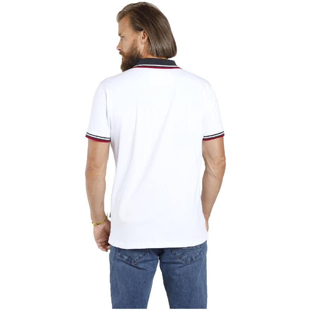 Jan Vanderstorm Doppelpack Poloshirt JOHAN Weiß Dunkelblau