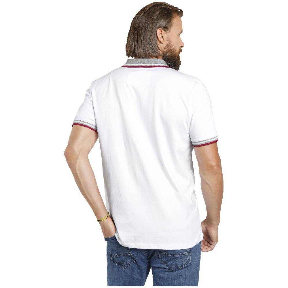 Jan Vanderstorm Doppelpack Poloshirt JOHAN Weiß Grau