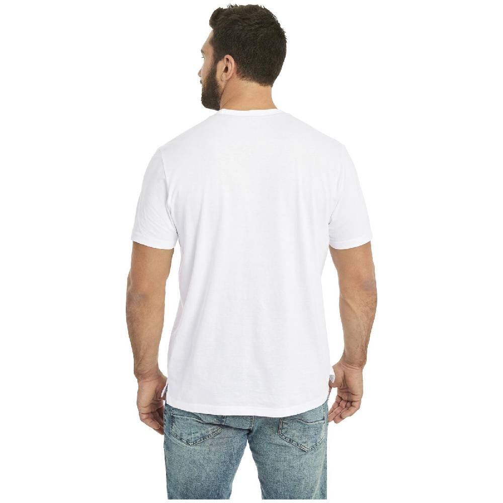 Jan Vanderstorm Doppelpack T-Shirt ADEKE Weiß Dunkelblau