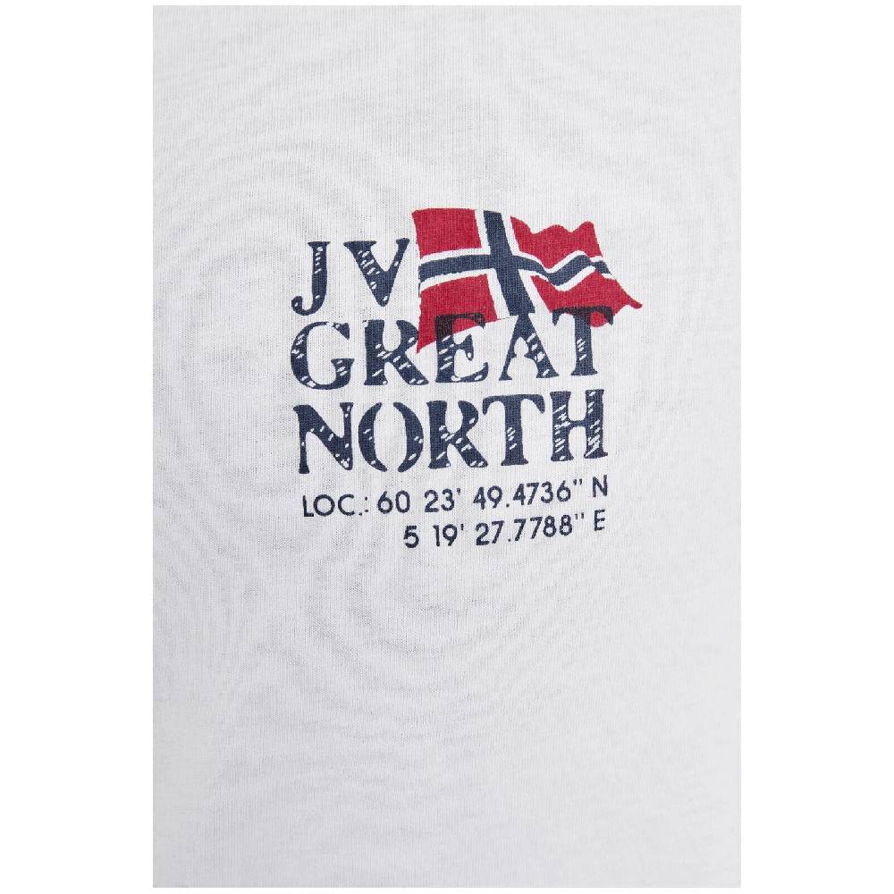 Jan Vanderstorm Doppelpack T-Shirt ADEKE Weiß Dunkelblau