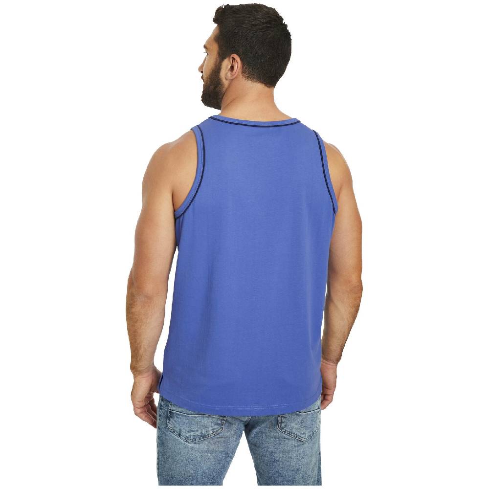 Jan Vanderstorm Doppelpack Tanktop TIDEMAN Wollweiß Blau