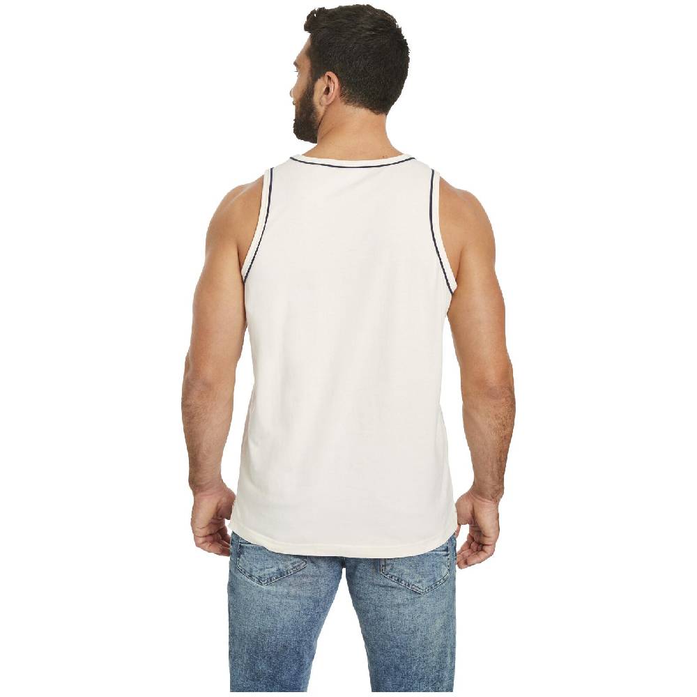 Jan Vanderstorm Doppelpack Tanktop TIDEMAN Wollweiß Blau