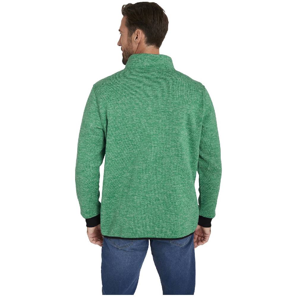 Jan Vanderstorm Fleece-Sweatshirt OHLSEN Grün Melange