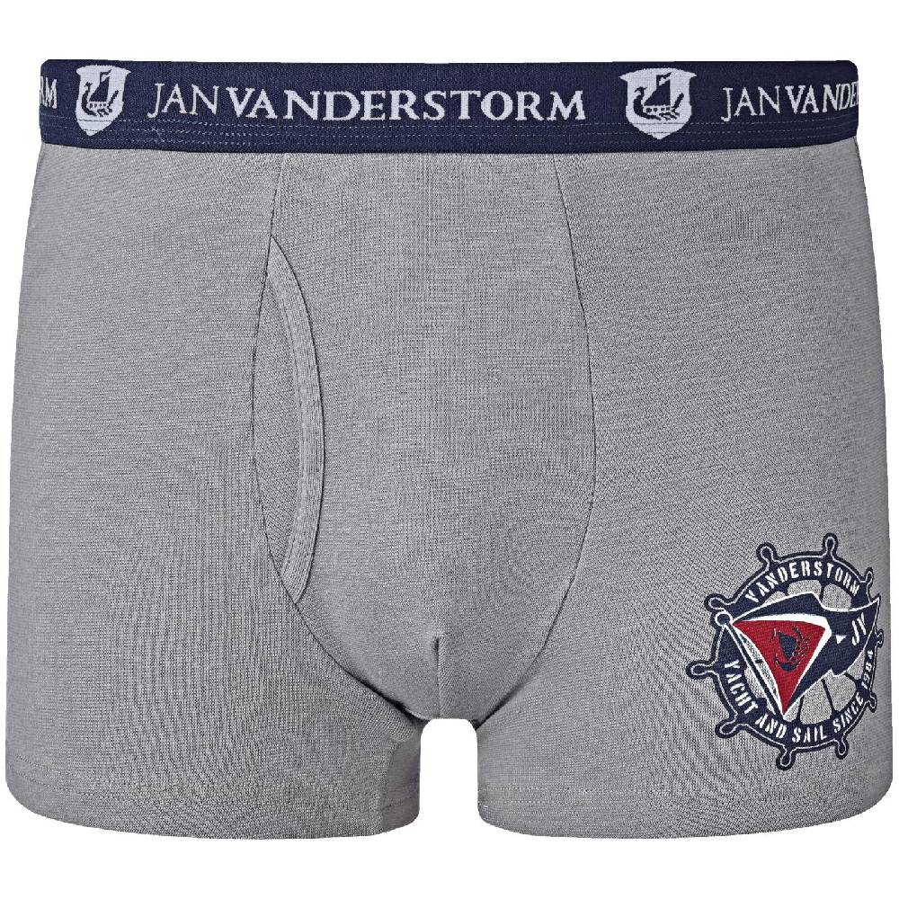 Jan Vanderstorm 2er Pack Retropant HARRI Grau Blau