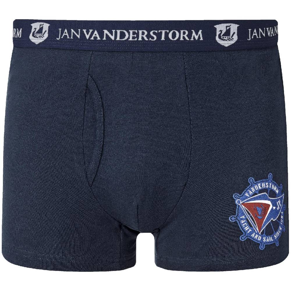 Jan Vanderstorm 2er Pack Retropant HARRI Grau Blau