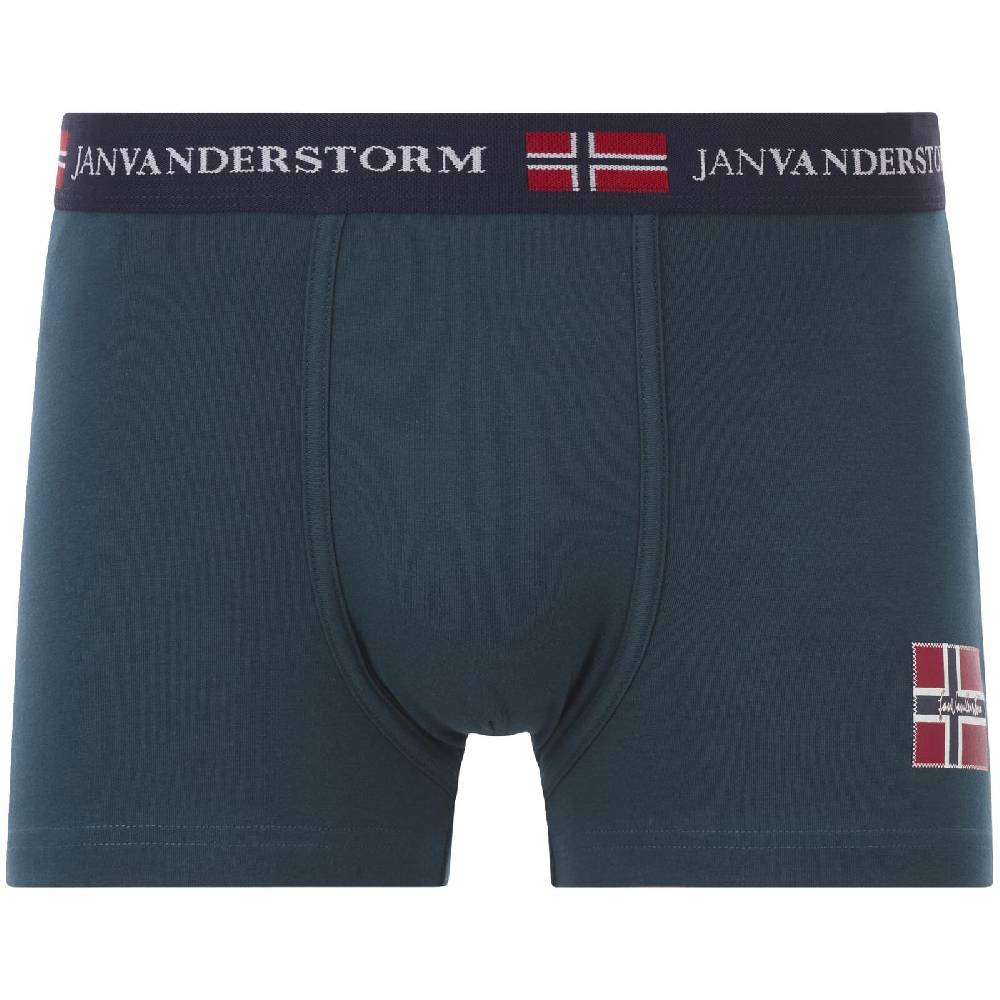 Jan Vanderstorm 2er Pack Retropant TEM Petrol Blau