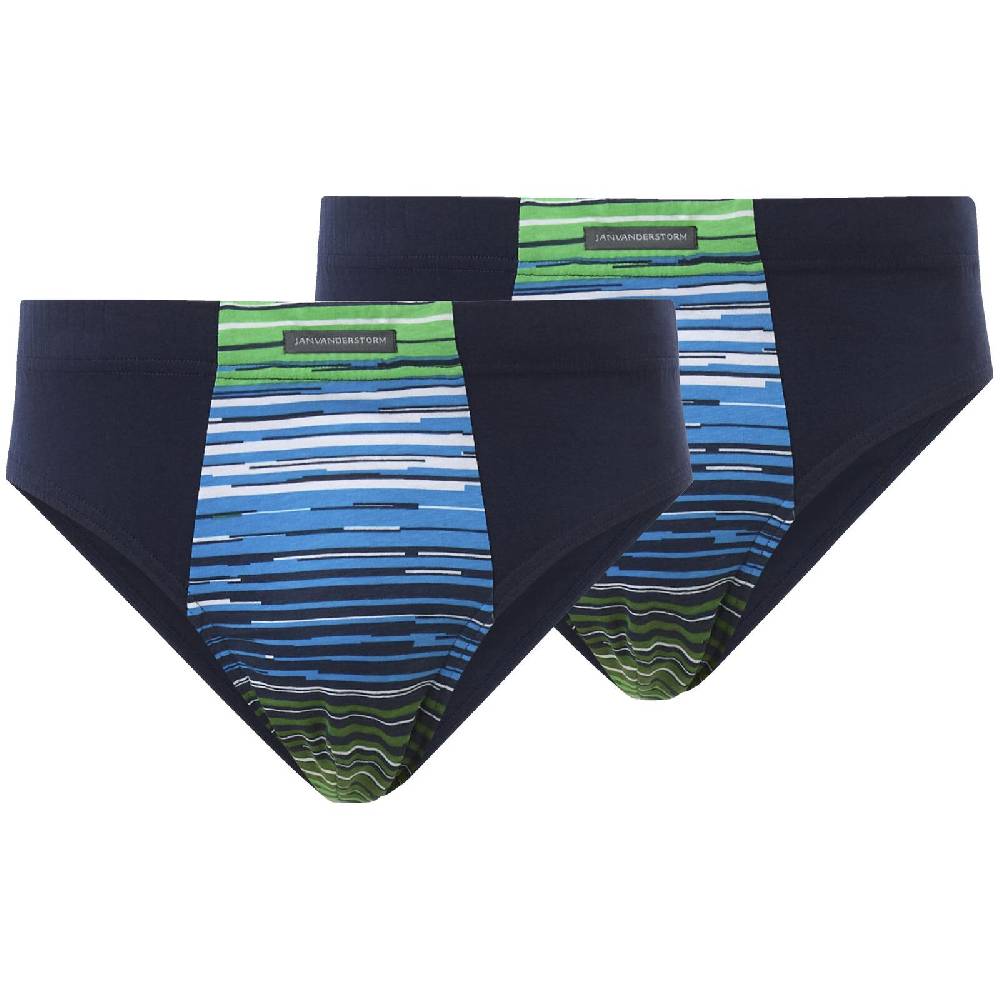 Jan Vanderstorm 2er Pack Slip LOFKEN dunkelblau