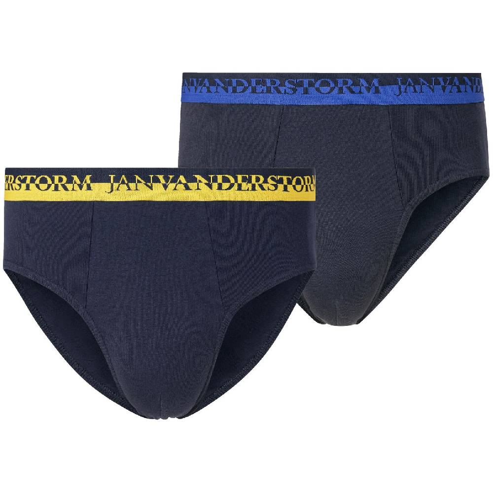 Jan Vanderstorm 2er Pack Slip PEDKA dunkelblau