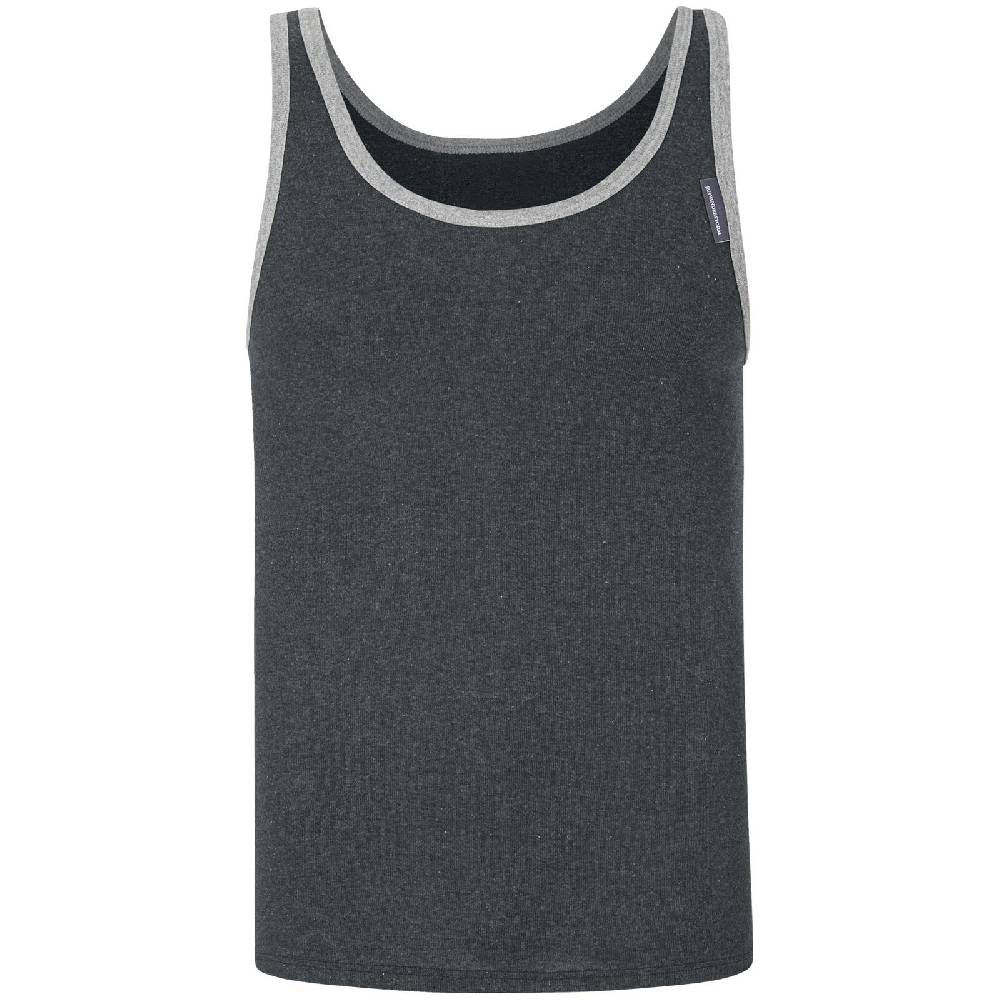 Jan Vanderstorm 2er Pack Unterhemd ELOF Blau Grau