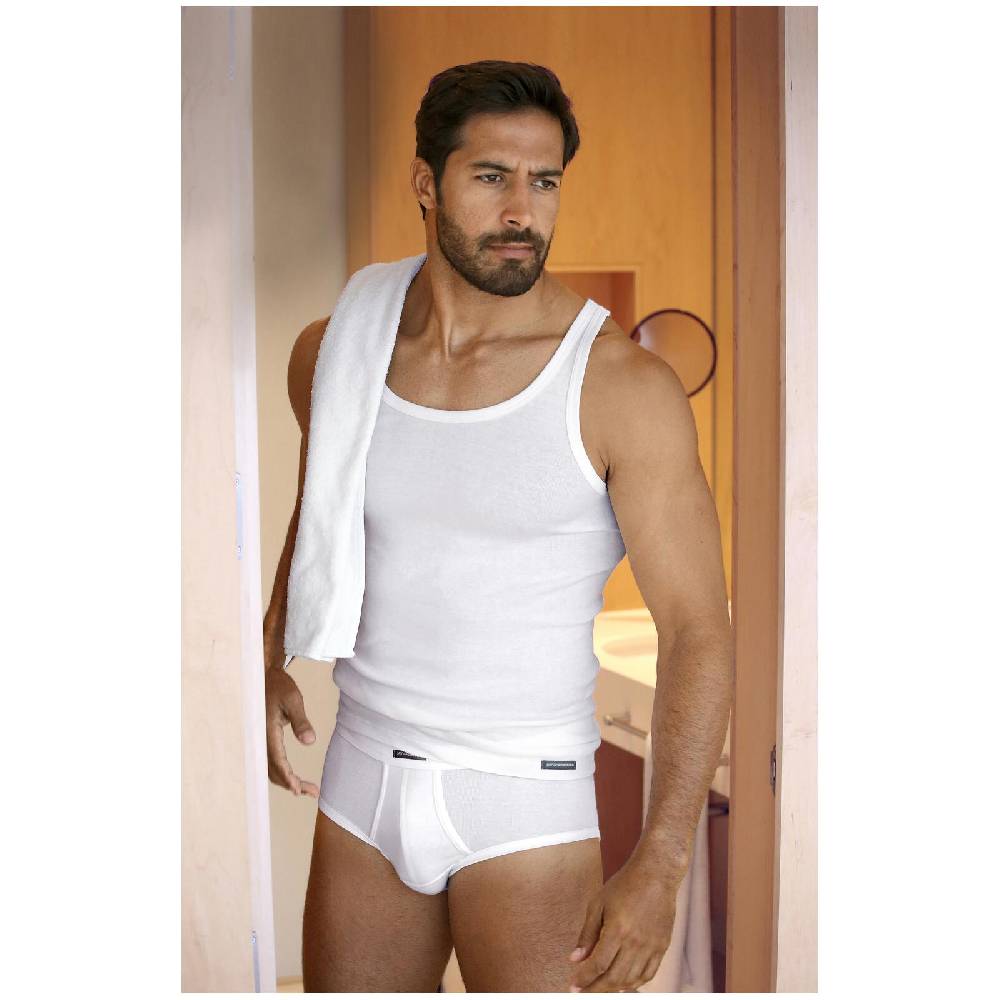 Jan Vanderstorm 2er Pack Unterhemd SOINI Weiß