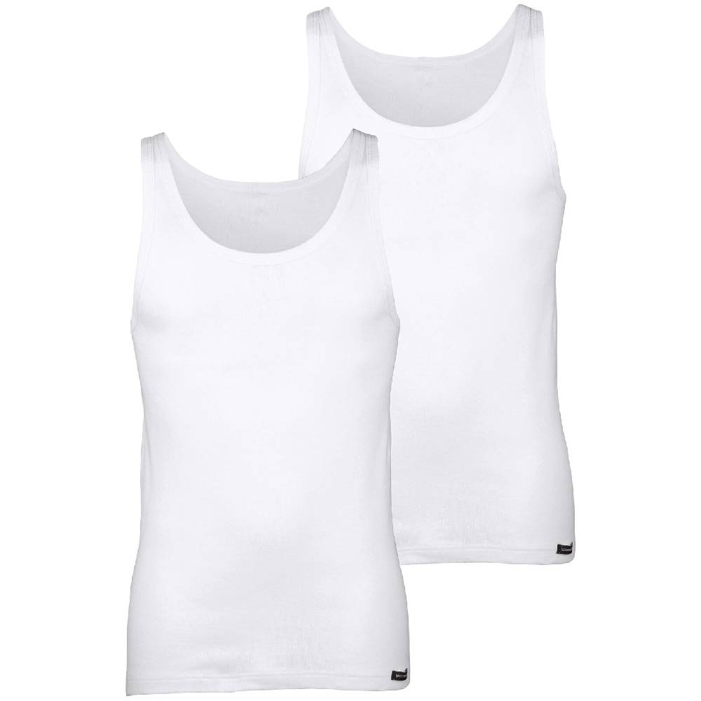 Jan Vanderstorm 2er Pack Unterhemd SOINI weiß